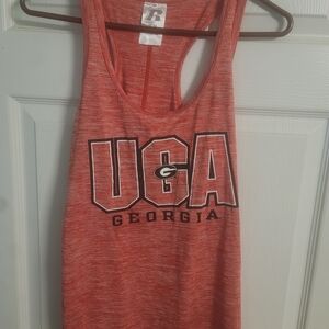 Russell Athletic Women's Red Georgia Tank Top